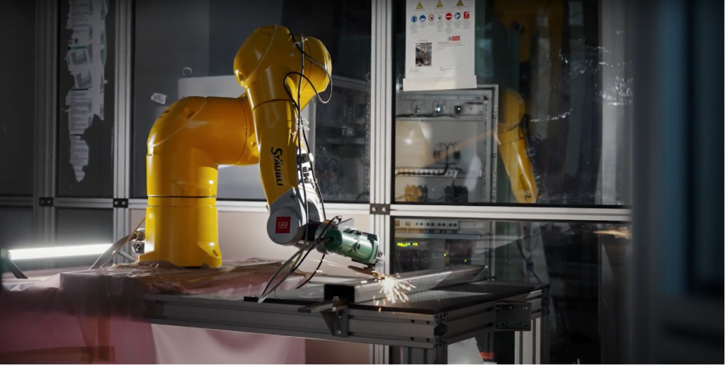 Studying the precision of robots performing manufacturing operations