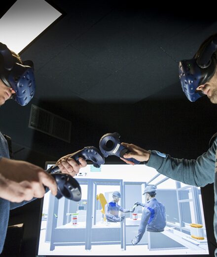 Testing of Virtual Reality (VR) technology to learn technical gesture