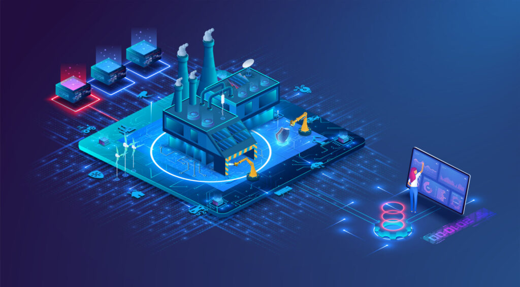 Use of simulation for process planning and monitoring
