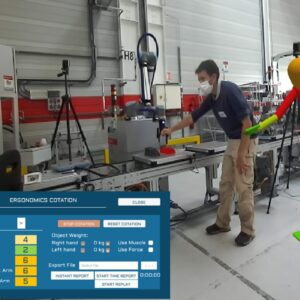 Use the digital twin of an operator to improve workstation ergonomics