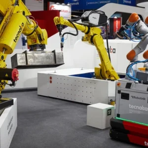 Dimensional control of parts with robots and 2D vision